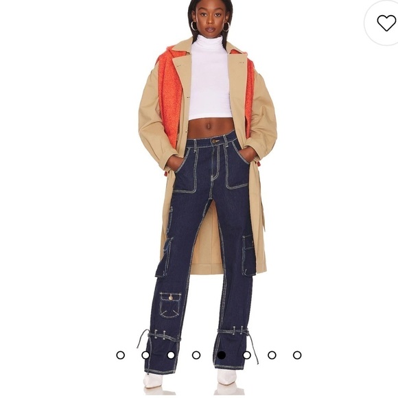 LPA Bea Mid Rise Barrel Cargo in Indigo Dark Rinse
Revolve - Picture 2 of 14